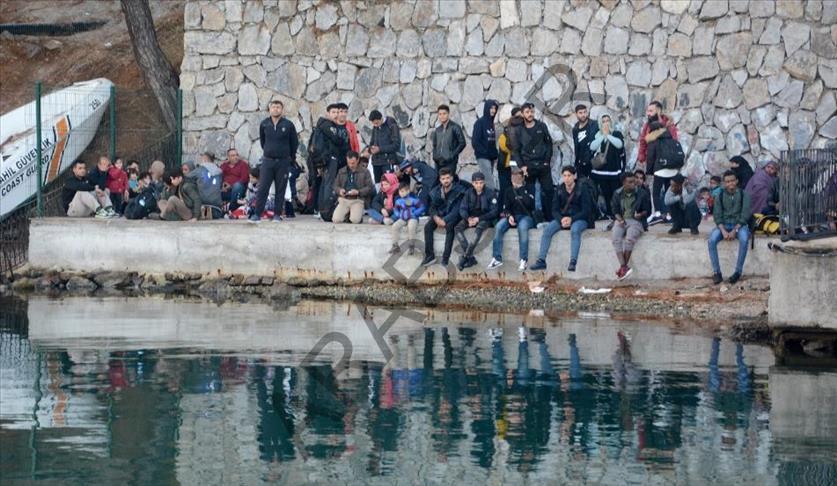 السلطات التركية تضبط 58 مهاجرا غير شرعي غربي البلاد