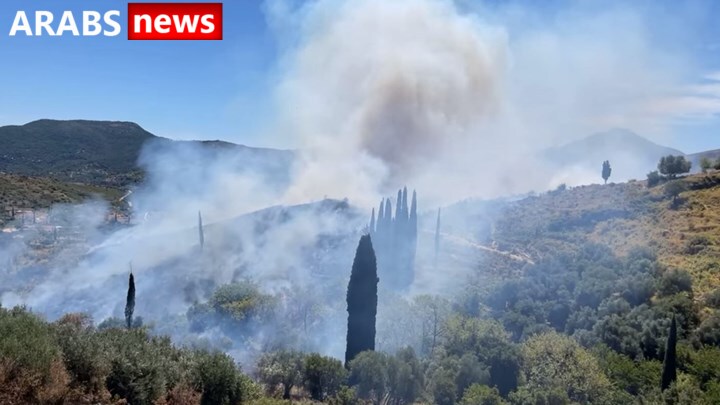 حريق في كيفالونيا