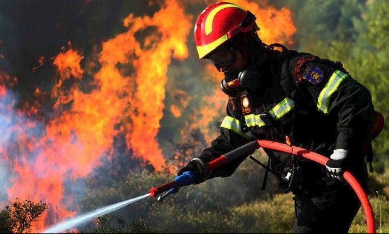 خريطة توقعات الحرائق: خطر نشوب حريق كبير جدًا في ثيسالونيكي كيلكيس اليوم (٨/٤)