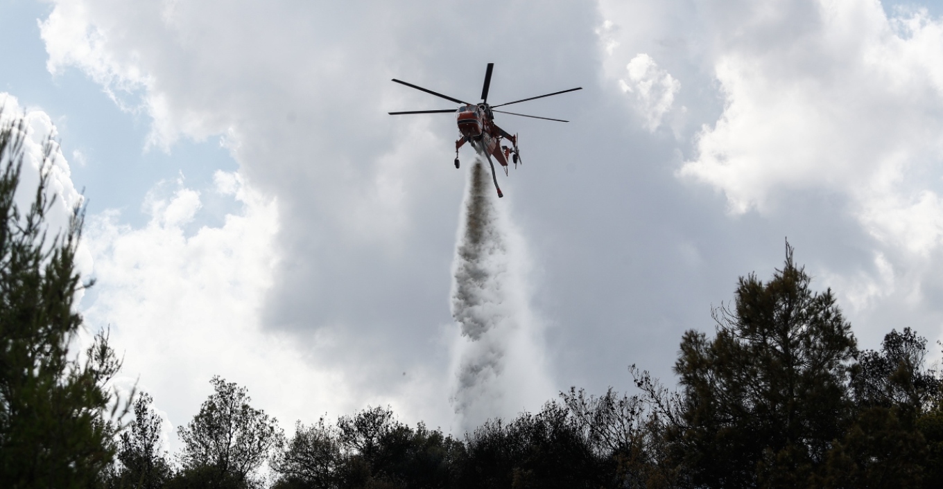 حريق في غابة في خيونوخوري، سيريس
