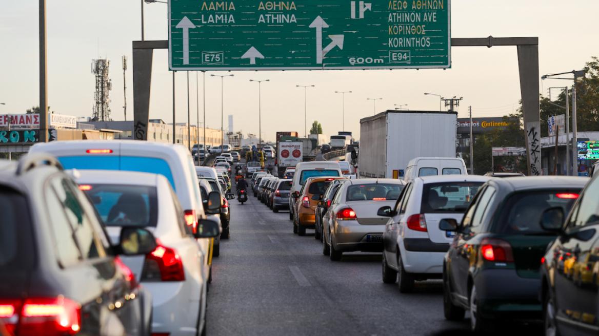 حركة المرور: تأخيرات في كيفيسوس و سرعات منخفضة في كيفيسياس و أتيكي أودوس