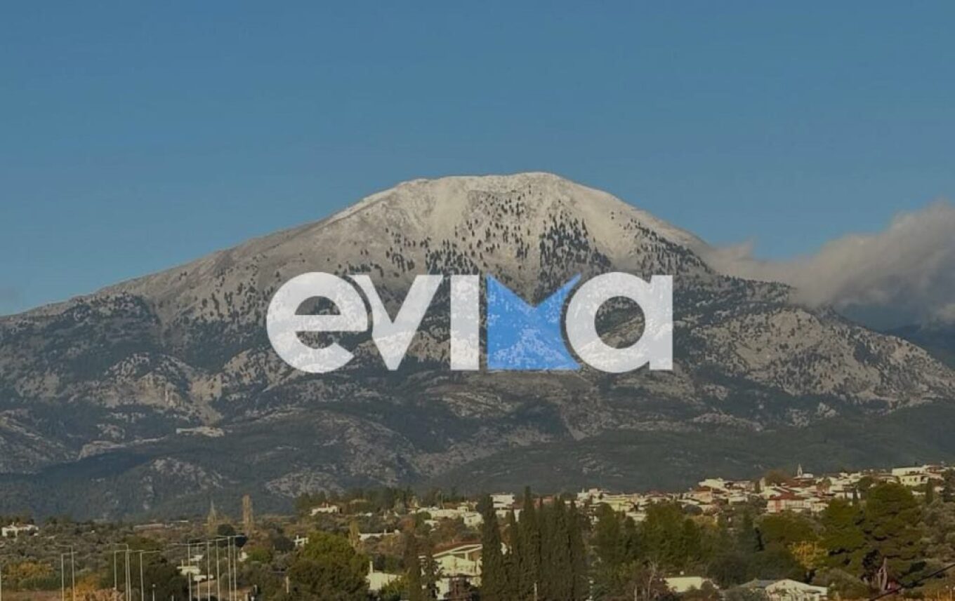 تساقطت الثلوج لأول مرة في إيفيا