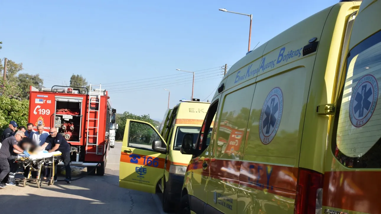 توفيت امرأة تبلغ من العمر ٧٩ عامًا و أصيب اثنان آخران في حادث تصادم وجهاً لوجه في سالونيكي