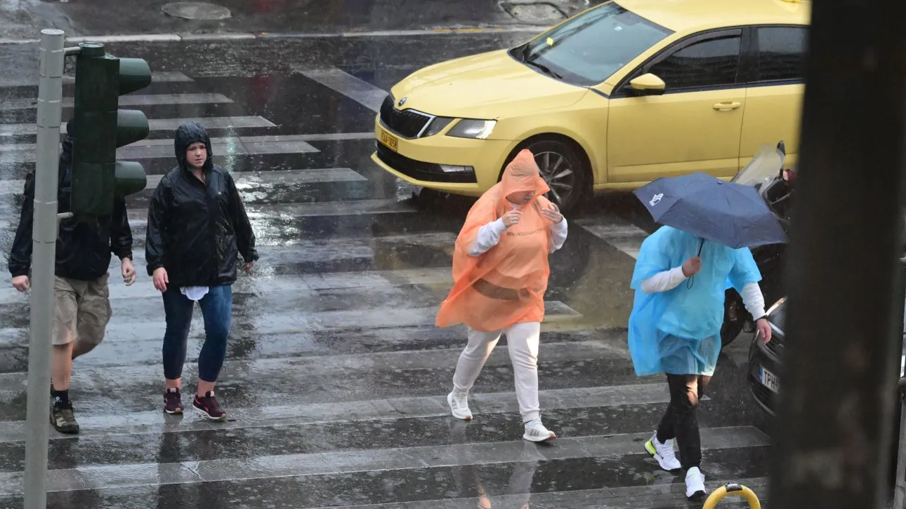 الطقس غير مستقر و أمطار و عواصف محلية في كريت – درجات حرارة تصل إلى ١٨ درجة في اتيكا