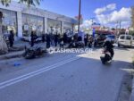 أُصيب شخص بجروح إثر اصطدام دراجة نارية بمركبة زراعية في خانيا