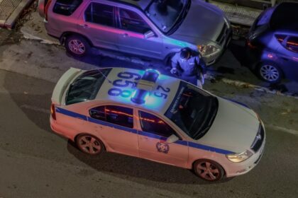 انفجار غاز عند مدخل مبنى سكني في زوغرافو