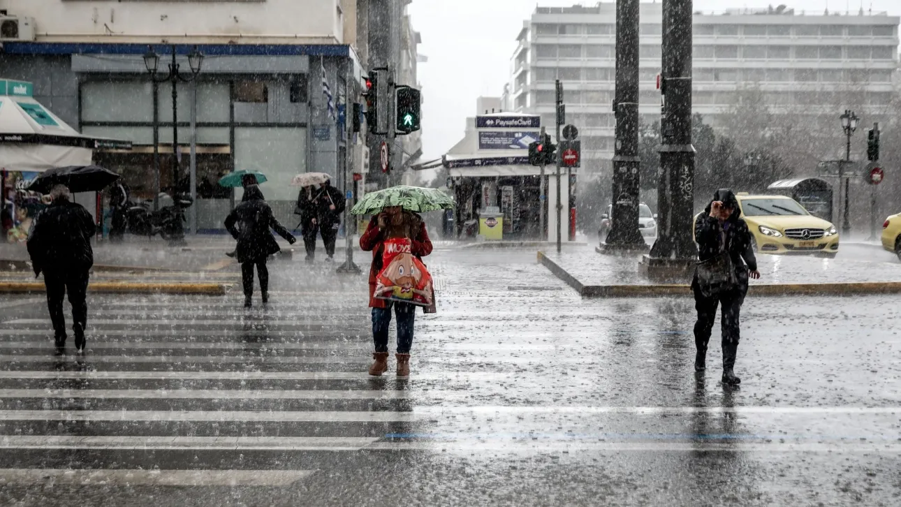 الطقس: أمطار غزيرة في ست مناطق - غبار أفريقي في كريت و كيكلاديس و دوديكانيسوس