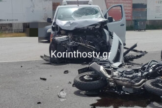 وفاة سائق دراجة نارية إثر اصطدامه بسيارة في كورينث