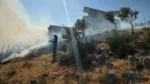 بدأ الحريق في أنافيسوس، دون وجود جبهة نشطة، في سيارة وامتد إلى نباتات منخفضة.